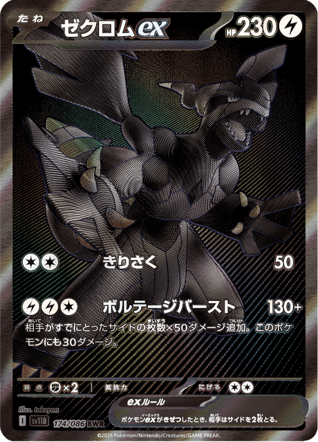 Zekrom ex 174/086 BWR Pokemon Card
